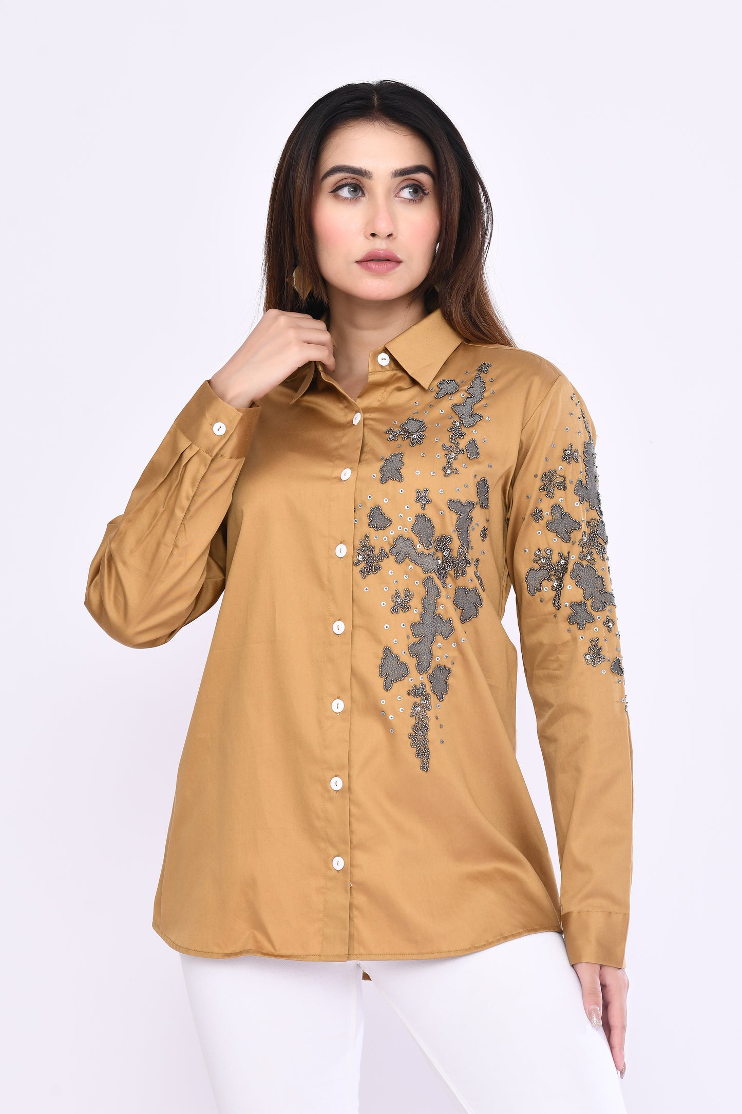 Cloud Shirt in Ochre
