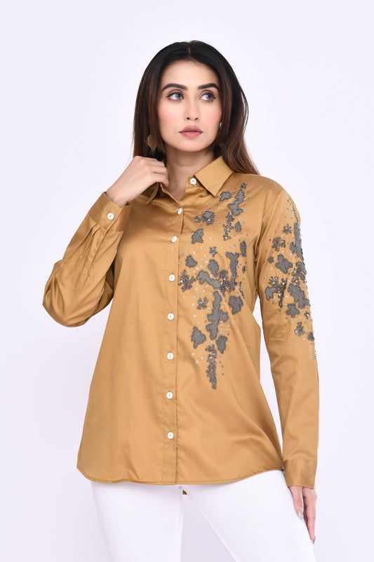 Cloud Shirt in Ochre