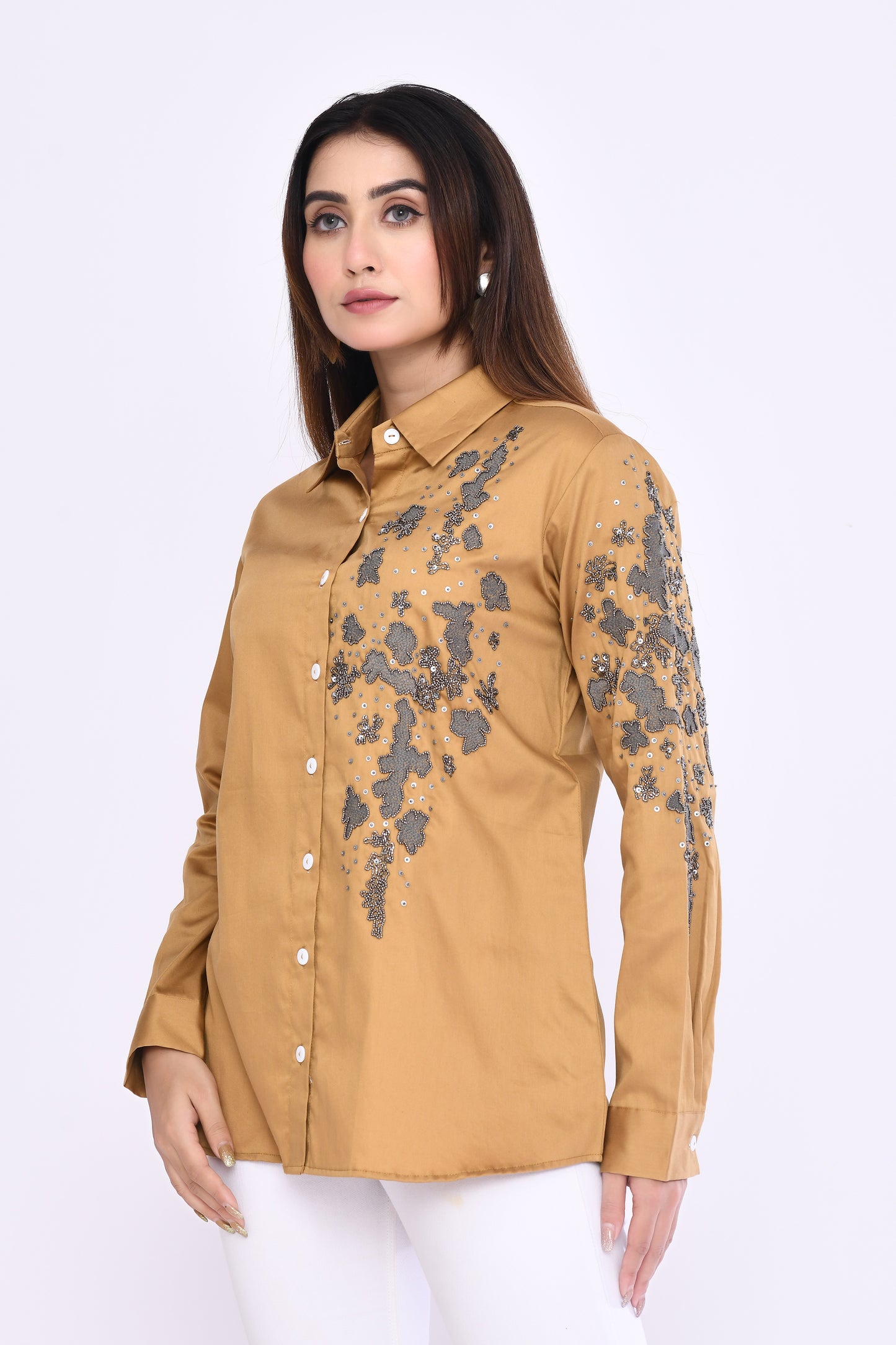Cloud Shirt in Ochre