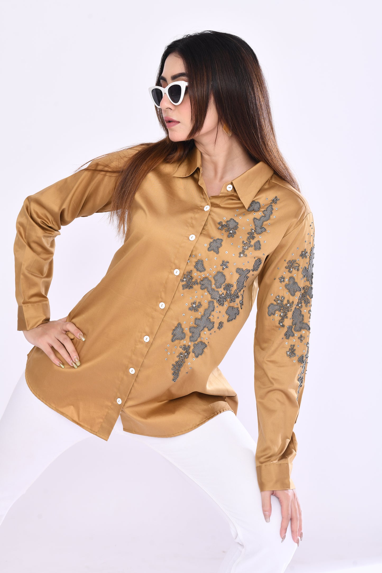 Cloud Shirt in Ochre