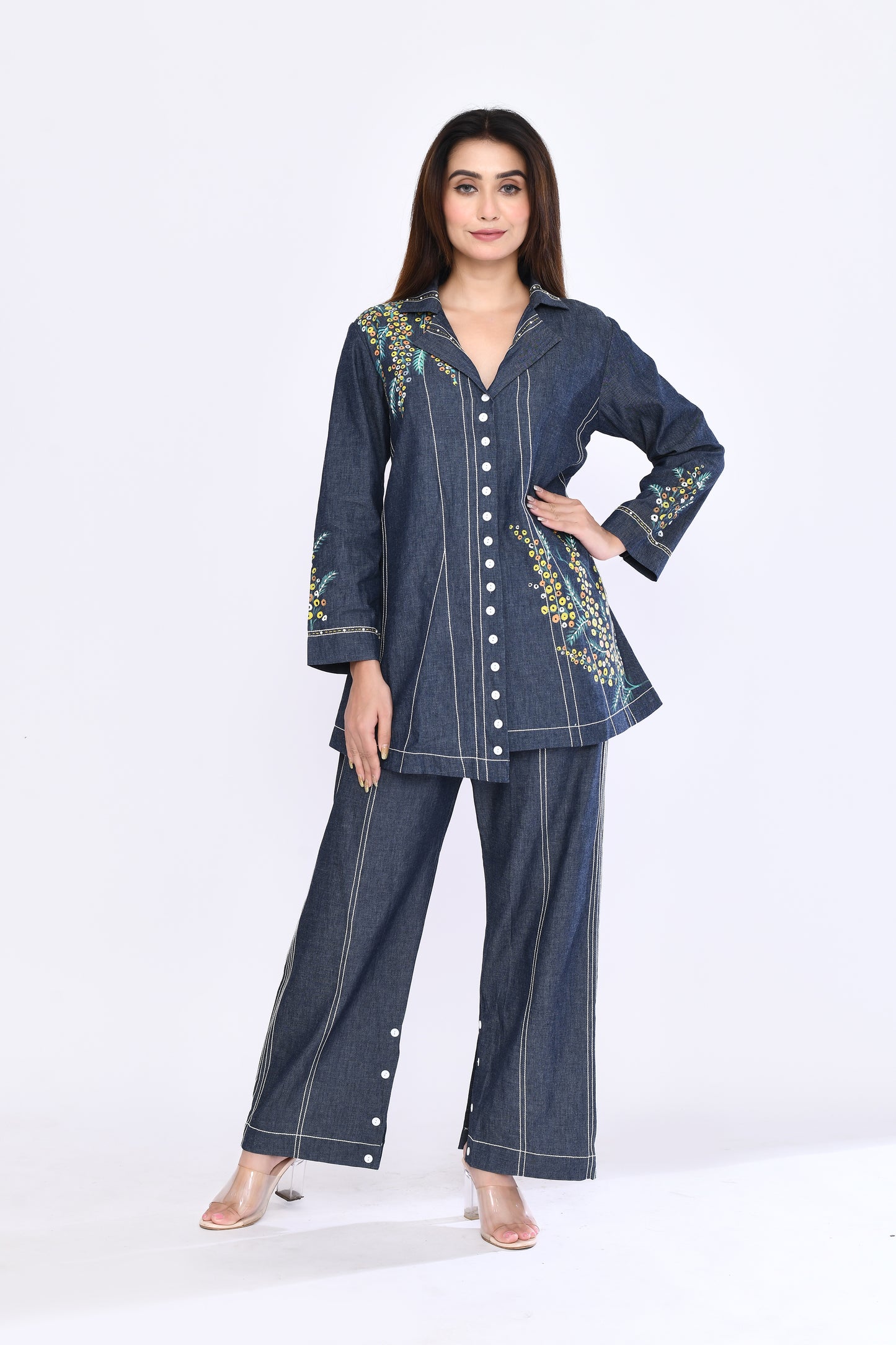 Mimosa Denim Coord Det