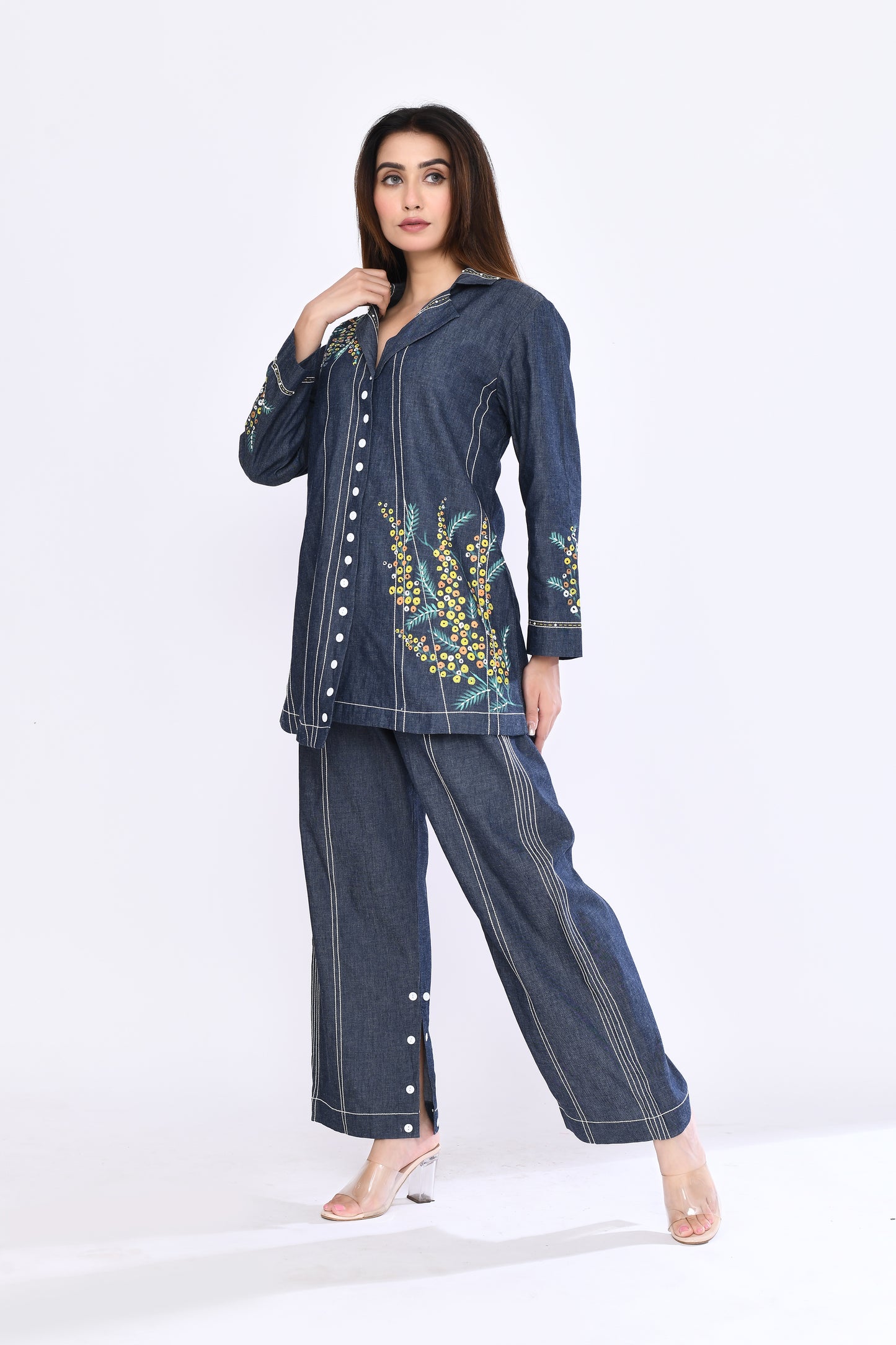 Mimosa Denim Coord Det