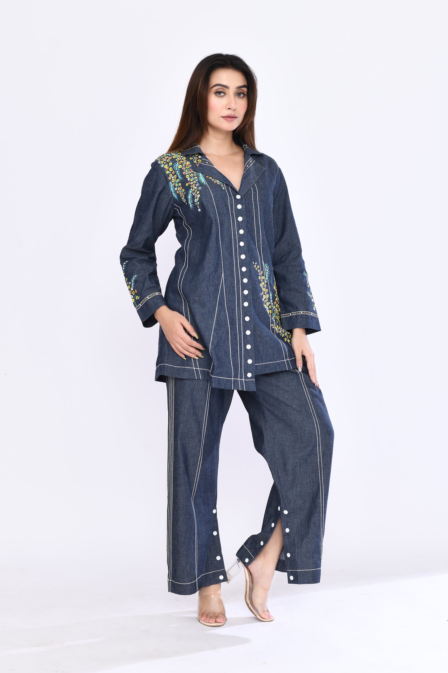 Mimosa Denim Coord Det