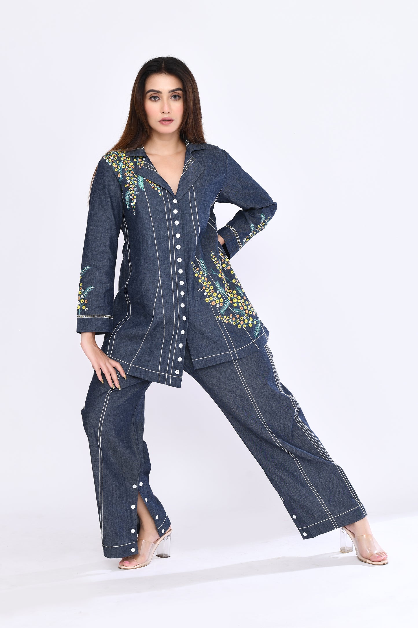 Mimosa Denim Coord Det