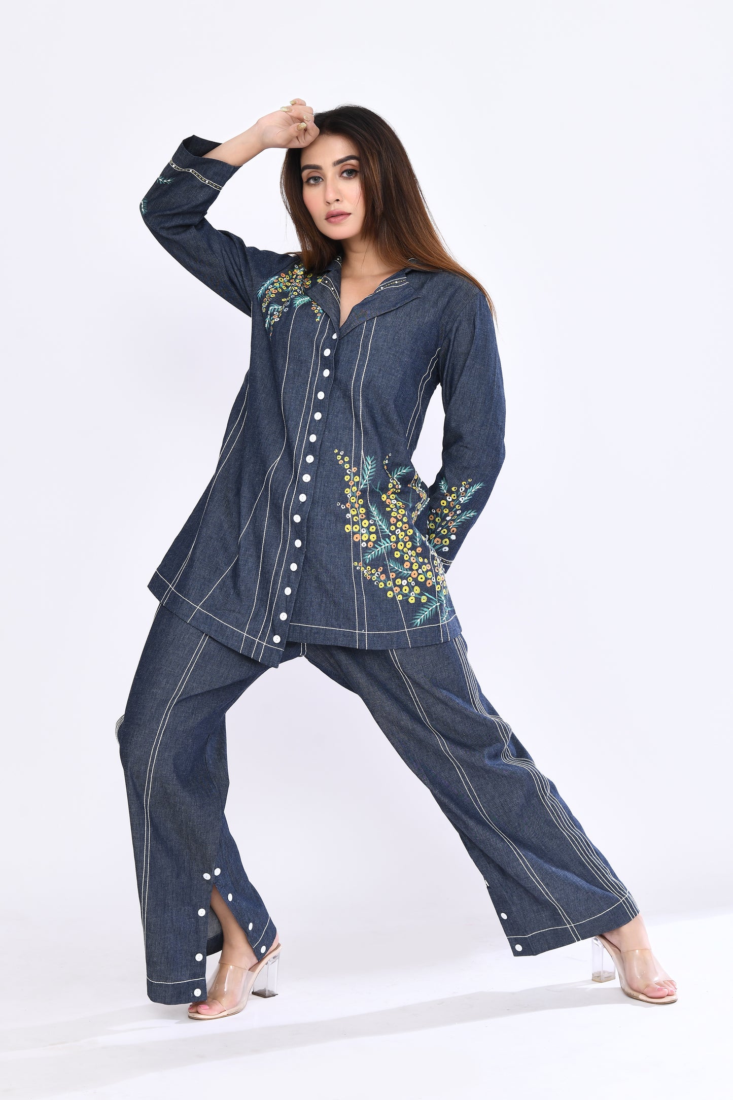 Mimosa Denim Coord Det