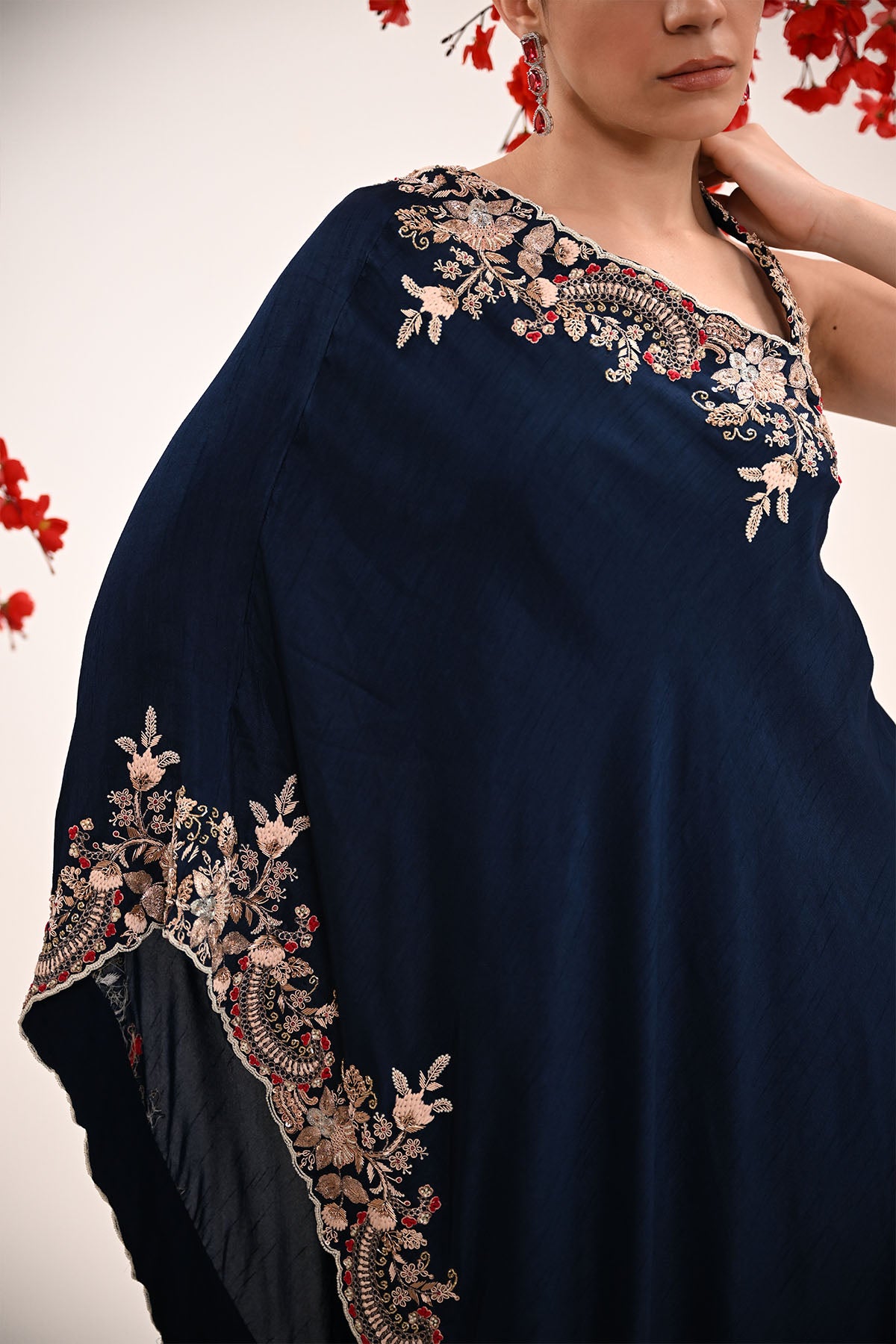 Signature one shoulder sharara set