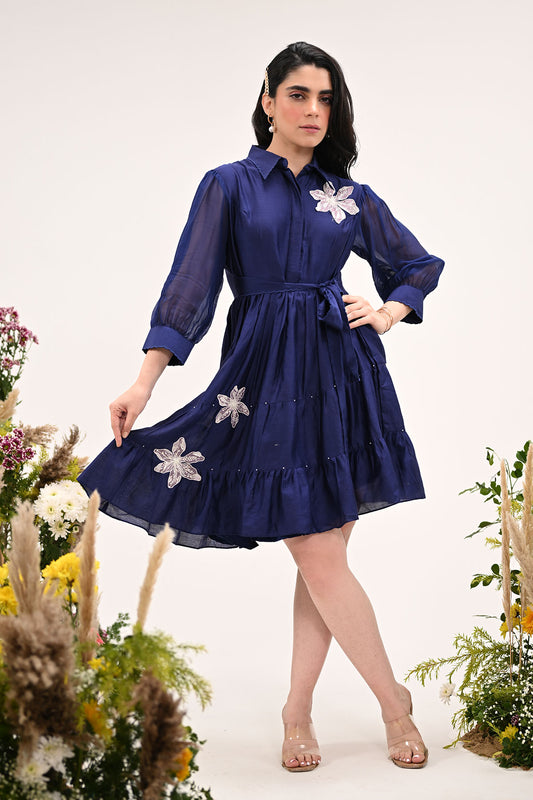Navy Blue Rosa Dress