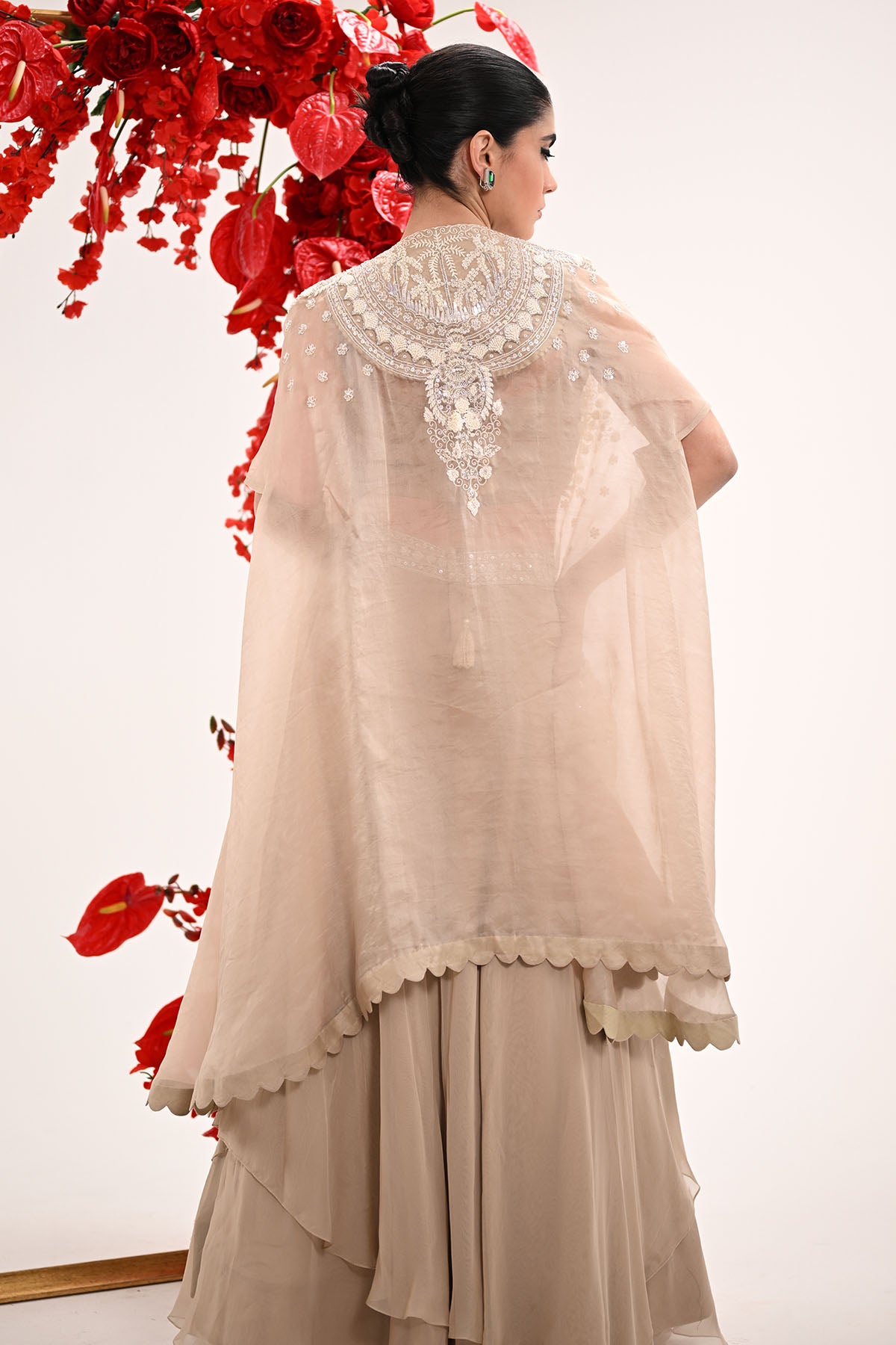 Ivory Elan Lehenga Set