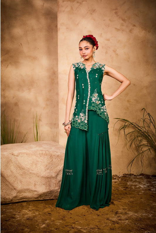 Zara set in Emerald
